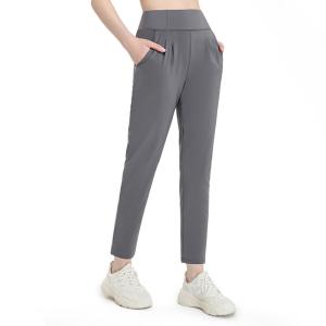 Quality Casual Straight Nylon Pocket Yoga Pants Nude Sports Leggings wholesale