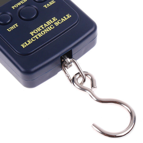 Dark Blue Portable Electronic Luggage Scale With Low Battery Indication