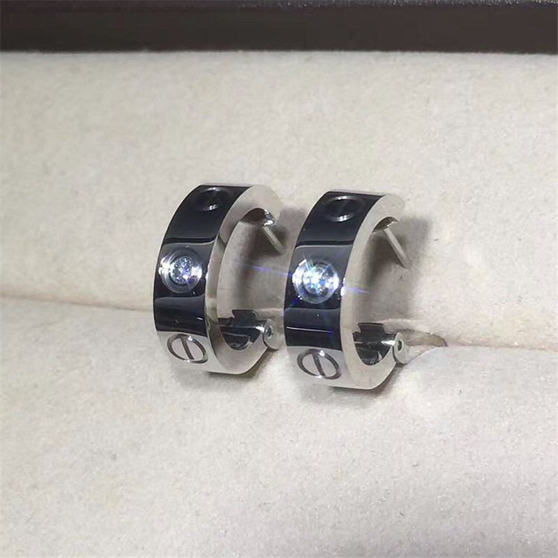 C love series diamond earring 18k gold white gold yellow gold rose gold bracelet Jewelry factory in Shenzhen, China