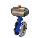 Stainless Steel Triple Eccentric Pneumatic Butterfly Valve High Performance
