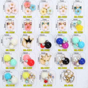 Quality Hot NEW Wholesale Alloy Jewelry 3D Nail Art Jewelry Nail rhinestones Sticker Supplier Number ML1820-1843 wholesale