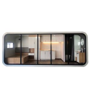 Quality Modern Style Single Apartment Glass Sunshine Room Apple Cabin wholesale