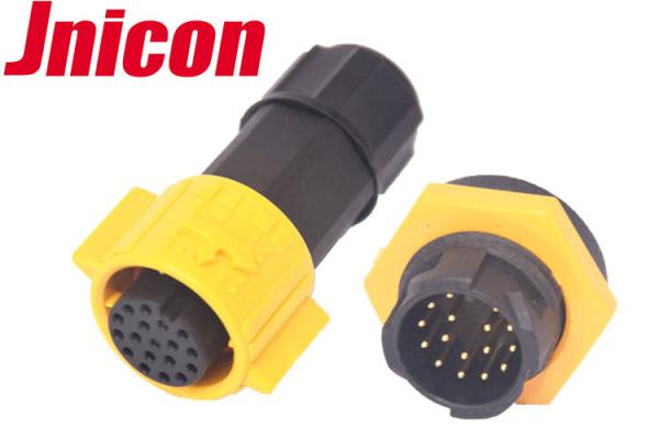 5A Multi Pin Connectors Waterproof , 16 Pin Waterproof Connector M19 Push Lock