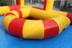 D shape water trampolin,half moon water trampolinme, jumper trampoline