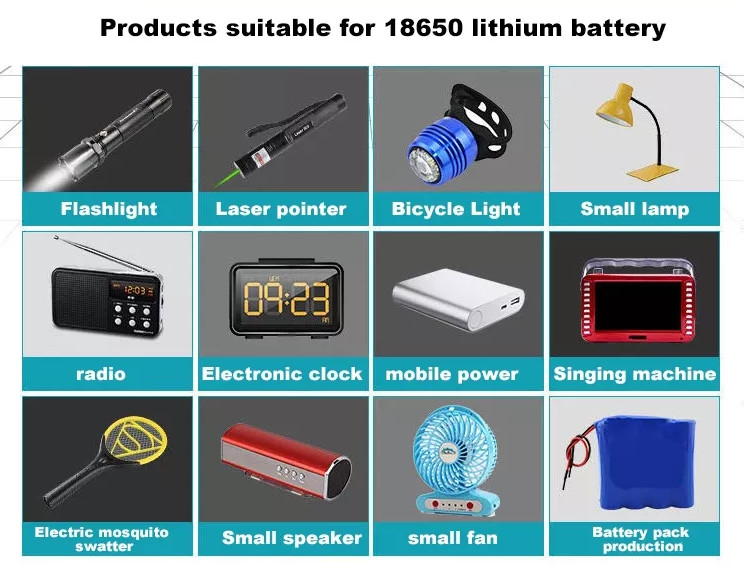 Ebike 3.6V 4000mah 26650 Lithium Batteries Li Ion Rechargeable