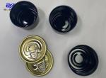 Round Tinplate Metal Can Empty Food Grade Tin Cans For Sauce / Candy / Nuts