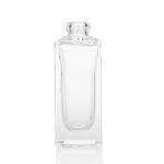 Clear Frosted Liquid Foundation Bottles 30ml Logo Print Square Shaped
