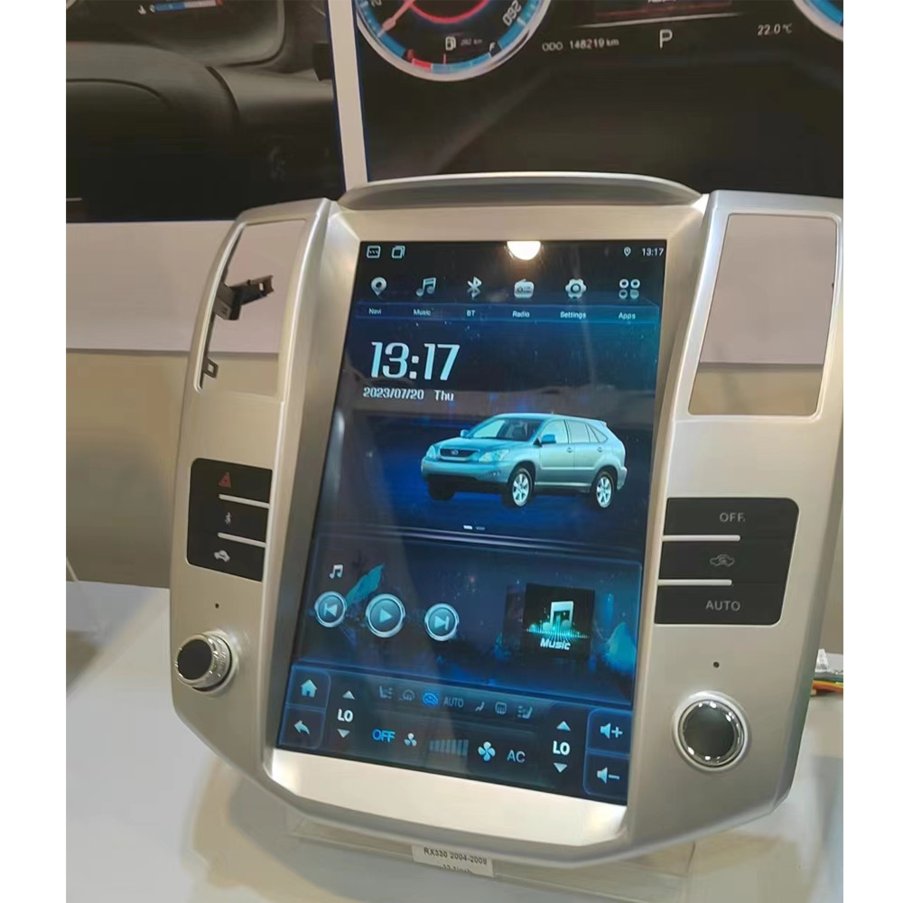 12.1 Inch Car Video Android 13 DVD Player GPS Navigation Lexus RX300 RX330 RX400 4+64G