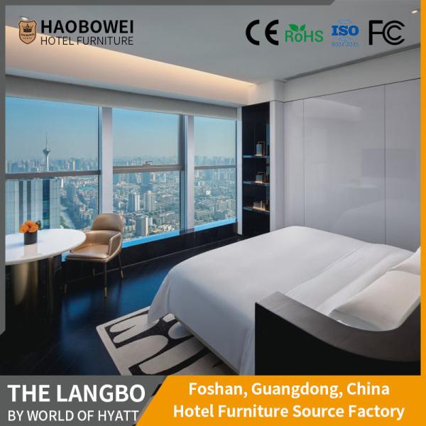 5 Year Guarantee Ash Wood Frame King Size Bedroom Hotel Furniture Foshan Luxury