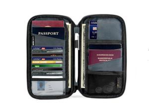 Quality Passport holder ticket large capacity card collection protective cover wallet anti-theft brush identification bags wholesale