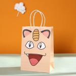 Jigglypuff Squirtle Monsters Theme Kraft Paper Gift Bag for Children's Birthday