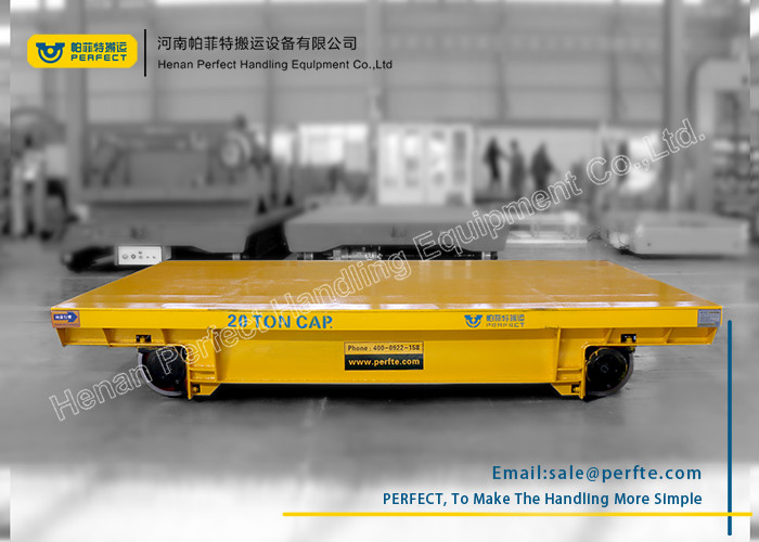 Wireless Control Electric Transfer Cart 20t Heavy Duty Handling