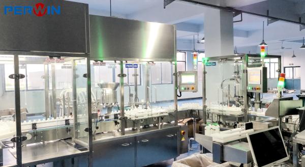 Efficient Aseptic Filling Machine for Animal Vaccine 3-Cutter Crimping Heads - 1