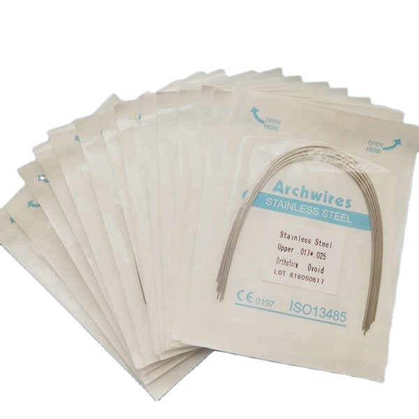 Class II Metal Hot ALS Dental Orthodontic TMA ArchWires 1725 Brackets Wire Round and Rectangular