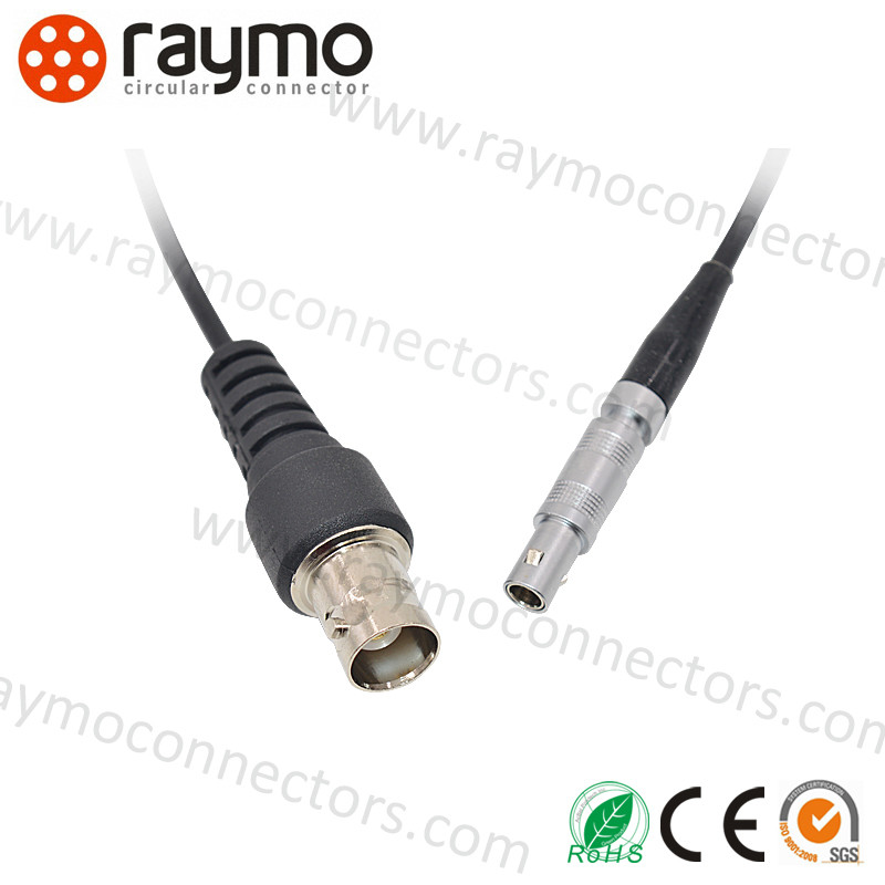C5-S5 Ultrasonic Probes Cables 0.5m Circular Push Pull Connectors