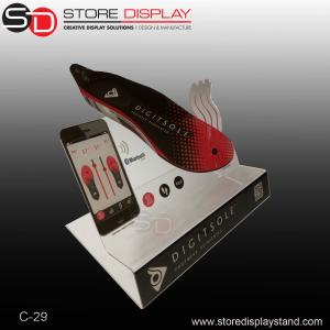 Quality Colorful Acrylic counter top display for show shoes wholesale