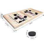 Puck Unisex Wooden Chess Pieces Ages 4 Wooden Sling Hockey