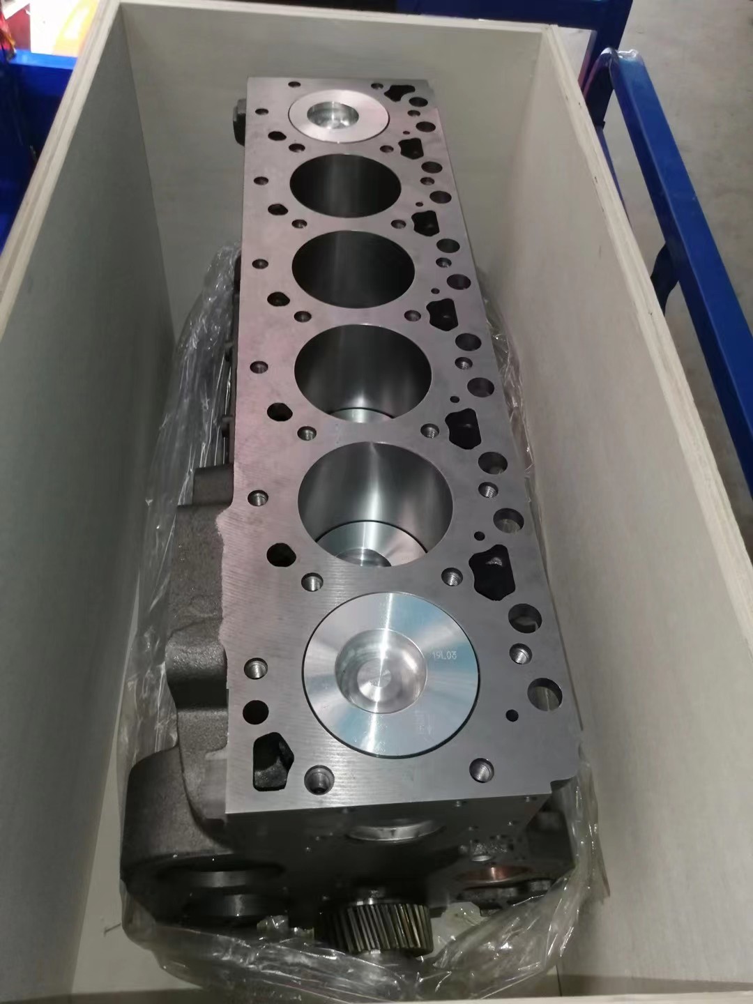 Diesel Long Motor Engine Cylinder Block Assembly PC200-7 PC200-6 6D102