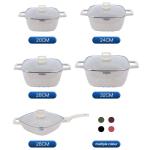 Amazon TOP Seller Induction Non-stick Cooking Pot Set Ollas 25pcs Aluminum Pot