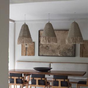 Quality Retro Wabi Sabi Rattan Pendant Light B&amp;B Restaurant Bar Cafe Dining Room Decor Chandelier（WH-AP-592) wholesale