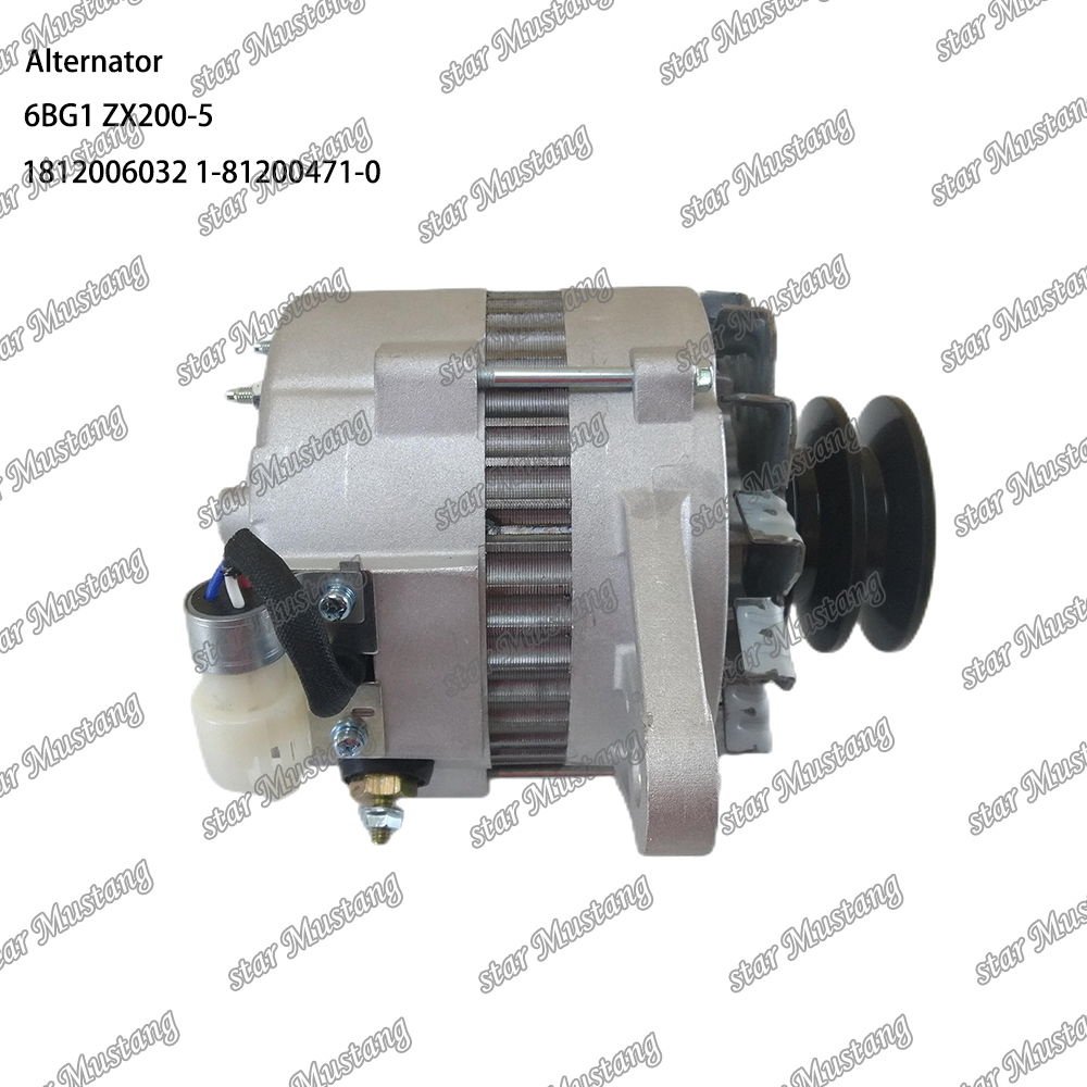 Alternator 6BG1 ZX200-5 24V 50A 1812006032 1-81200471-0