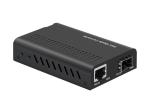 10 / 100Mbps Fiber Optic Media Converter , SFP To RJ45 Converter