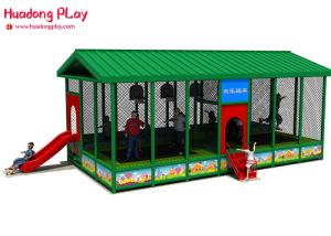 Quality 40 Sqm Foam Blocks Kids Indoor Trampoline Kids Fitness Bungee Exercise Customized Color wholesale