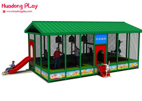 40 Sqm Foam Blocks Kids Indoor Trampoline Kids Fitness Bungee Exercise