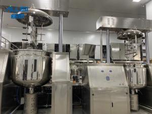 Quality 200L Vacuum Homogenizing Emulsifier Stainless Steel Lift Tilt Discharging wholesale