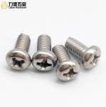 Stainless steel 304 stainless steel round head screw pan head cross machine
