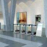 Fitness Center Swing Barrier Turnstile Anti-Shock , Access Control Swing