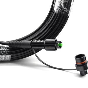 Quality SC APC Waterproof Fiber Pigtail HDPE LSZH G657A2 Fiber Optic Drop Cable wholesale