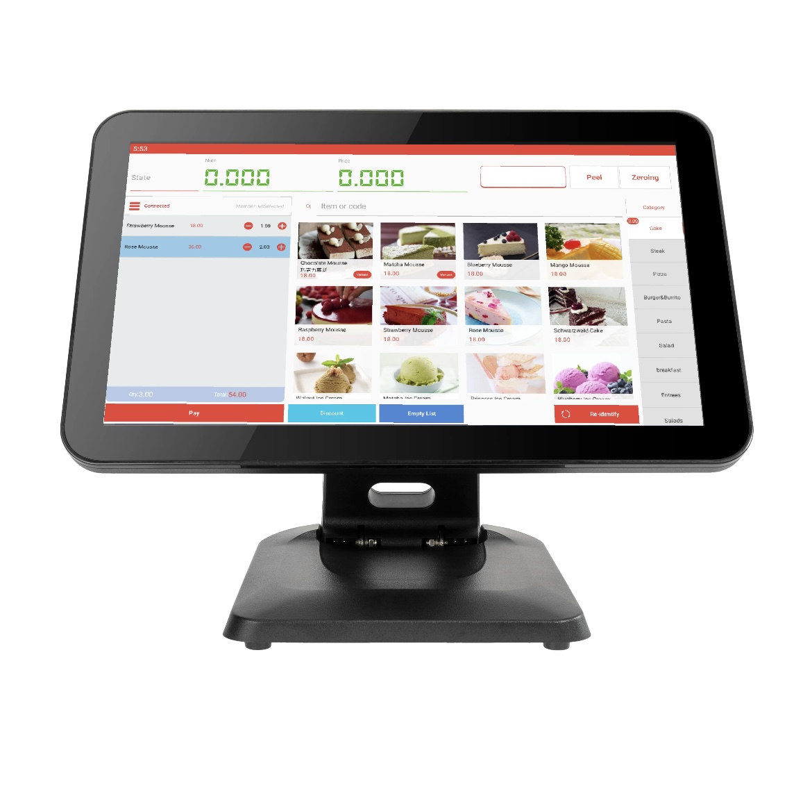 External 58mm/80mm Thermal Printer Optional POS Cash Register for Hotel Catering Industry