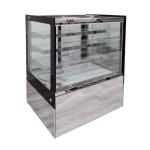 Stainless Steel Base Refrigerated Bakery Display cupcake Case