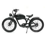 750W Brushless Motor Integrated Battery DOMANCA Vintage 26*4.0 Fat Tire Electric