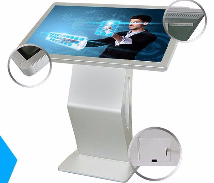 49" inch ground standing monitor touchscreen interactive Computer Android Win10/11 OS OEM ODM