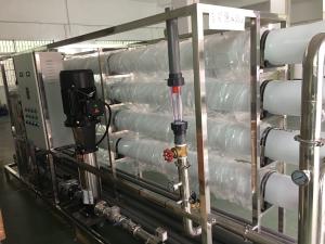 Quality Electronic Industry 2000LPD High Salinity Seawater Desalination System wholesale