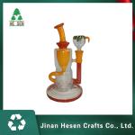 Irregular Tobacco 8 Inch SGS Water Pipes Glass Bongs
