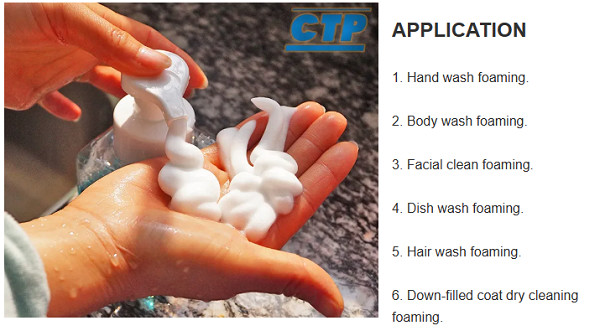 All Clip Lock 40mm Foam Pump Inside Core Plastic PP Material For White Bottle