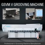 High Speed Aluminium Sheet Grooving Machine V Metal Grooving Machine Elevator