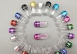 Golden PS Small Pill Bottles Single Healthcare Supplement Capsule
