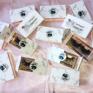 Quality Reusable Glitter Paper Lash Packaging Box With Private Label wholesale
