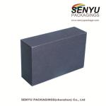 Magnetic Phone Packaging Box Black UV Coated Matte Laminated Folding