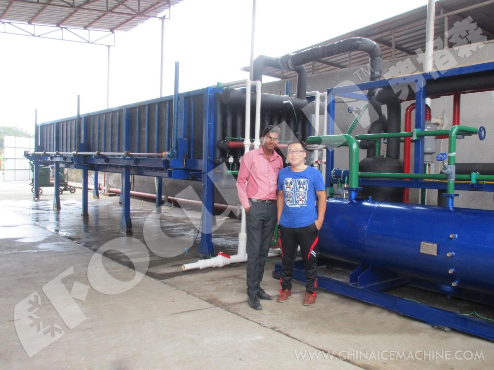 220-480V Voltage Fresh Water Flake Ice Making Machine For Easy Operation