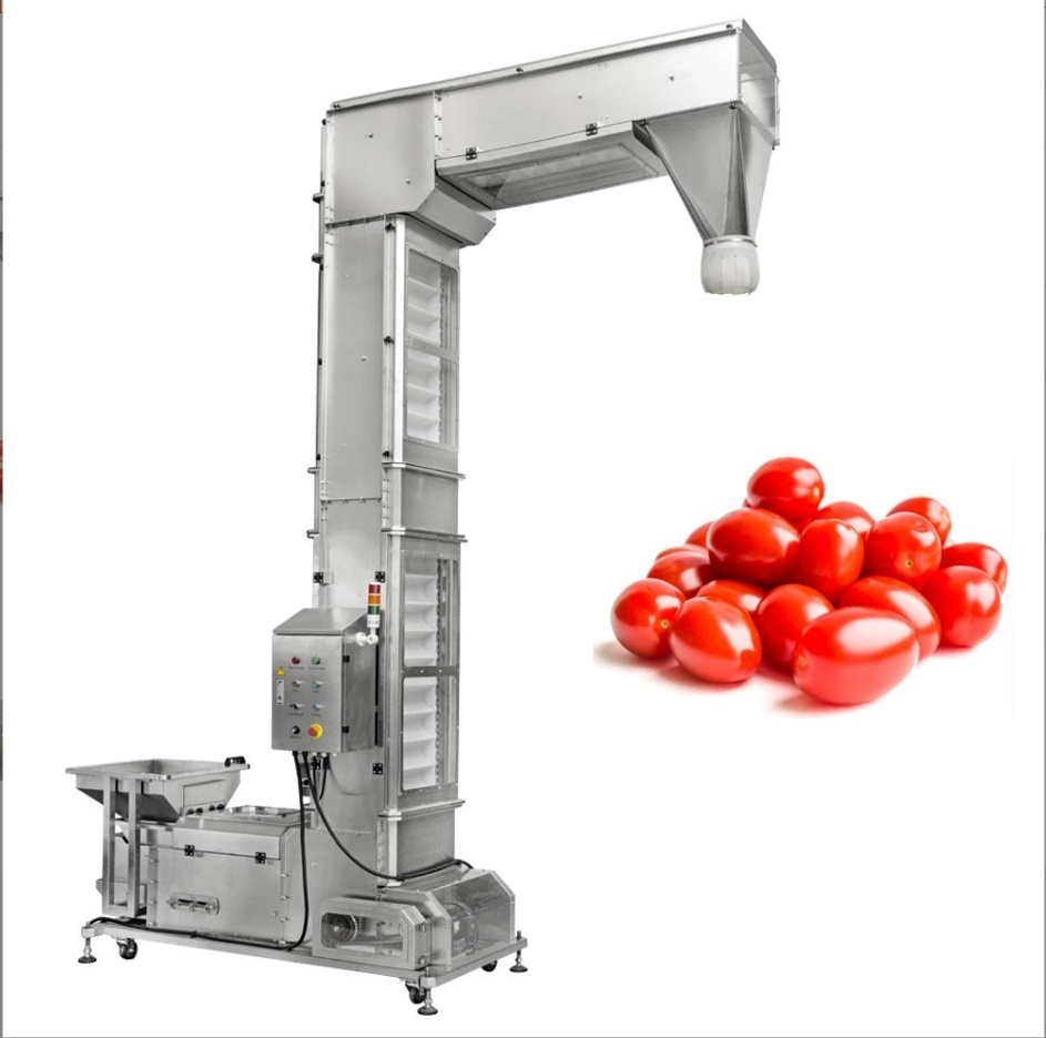 Simply Operation Light Bucket Lifting Grain Transportation Scraper Conveyor
