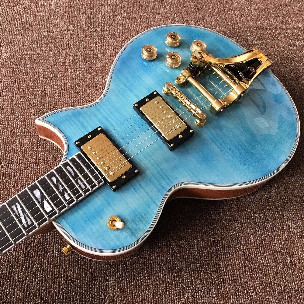 Custom Shop blue top standard superme JAZZ LP Electric Guitar musical instruments