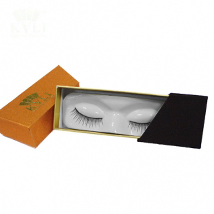 middle open door sliding drawer eyelash gift box Luxury drawer lash paper box