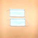 Blue 3 Layer Disposable Earloop Face Mask Non Woven Anti Virus Anti Dust Blue