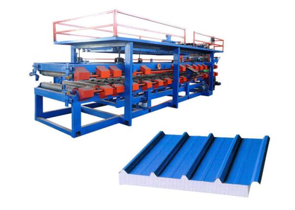 Cheap Automatic Sandwich Panel Forming Machine Total Weight 16 Tons Shaft Number 24 for sale