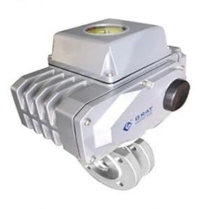 SS Quick Open Electric Actuator Flange Connection IP67 Electric Ball Valve
